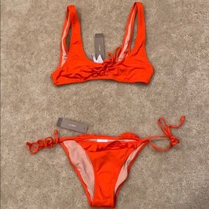 J.Crew Playa Bright Cerise bikini set